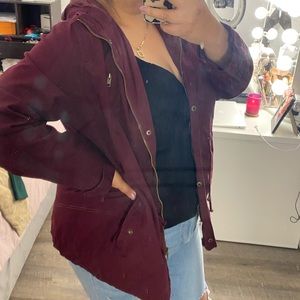 Burgundy Jacket